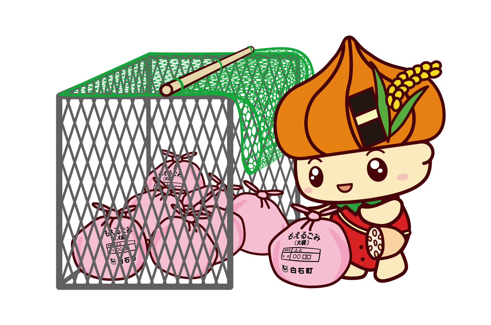 ごみ捨てみのりちゃん